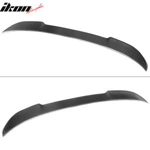 Fits 12-18 BMW F30 3 Series 4DR Sedan F80 M3 CS Style Rear Trunk Spoiler Wing CF - Image 4