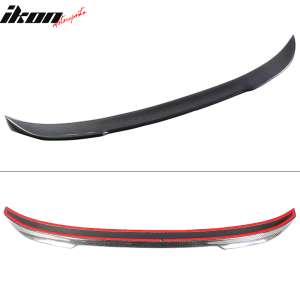 Fits 12-18 BMW F30 3 Series 4DR Sedan F80 M3 CS Style Rear Trunk Spoiler Wing CF - Image 5