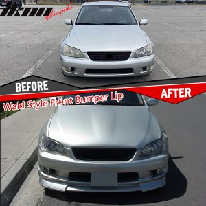 Fits 01-05 Lexus IS300 Base Sedan WD Style Front Bumper Lip Spoiler Splitter PU - Image 3