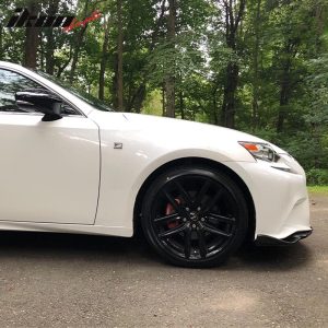 Fits 14-16 Lexus IS250 IS300 IS350 IS200t F Sport AG Style Front Bumper Lip - PU - Image 5