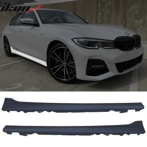 Fits 19-26 BMW 3 Series G20 Sedan 4-Door M-Tech Style Side Skirts Rocker Panels - Image 4