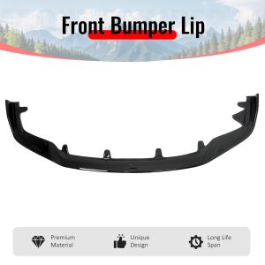 For 17-20 Lexus IS200t IS300 IS350 Artisan Style Front Bumper Lip Gloss Black PP - Image 3