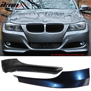 For 09-12 BMW E90 3-Series OE Style Front Bumper Lip Splitters Painted #A76 Blue - Image 6