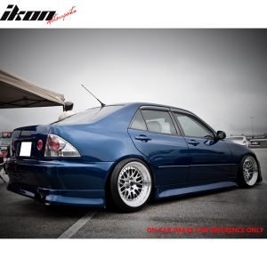 Fits 01-05 Lexus IS300 Sedan TRD Style Rear Bumper Lip Diffuser Valance Splitter - Image 3