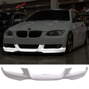 Fit 07-10 BMW E92 E93 3-Series Front Bumper Lip PP Painted #300 Alpine White III - Image 6