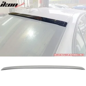 Fits 06-11 BMW 3 Series E90 Sedan AC Style Rear Roof Spoiler Painted #354 Silver - Image 6