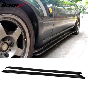 Fits 90-97 Mazda Miata FD Style Side Skirts Extensions + Front Bumper Lip - PU - Image 3