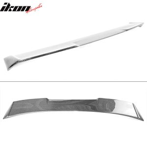Fits 06-13 Lexus IS250 IS350 ISF Sedan V Style Carbon Fiber CF Rear Roof Spoiler - Image 5