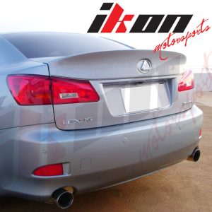 Fits 06-13 Lexus IS250 IS350 IS F 4Dr WD Style Rear Trunk Spoiler Wing Unpainted - Image 5