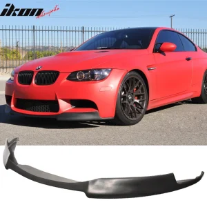 Fits 08-13 BMW E90 E92 E93 3 Series M3 V Style Front Bumper Lip Spoiler Chin PU - Image 5