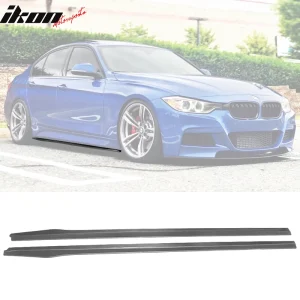 Fits 12-18 BMW F30 3 Series IKON Style Side Skirts Rocker Panels Unpainted PP - Image 4
