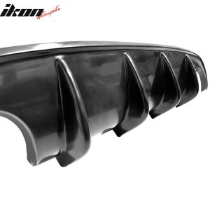 For 09-15 Mazda MX-5 Miata NC NC2 MDA Style Rear Bumper Lip Diffuser W/ 4-Fin PU - Image 5