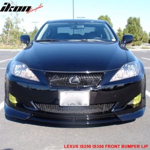 Fits 06-08 Lexus IS250 IS350 Sedan VIP JP Style Front Bumper Lip PU Unpainted - Image 3