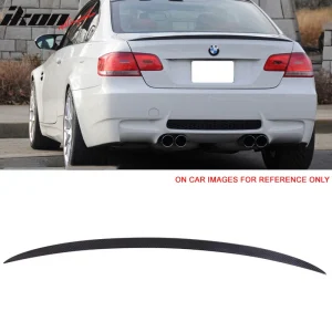 Fits 07-13 BMW 3 Series E92 Coupe M3 Style Rear Trunk Spoiler Carbon Fiber CF - Image 6