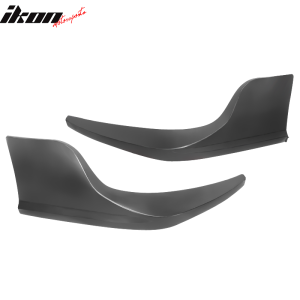 Fits 14-16 Toyota Corolla S Only Front Bumper Lip Spoiler Splitter Side Apron PU - Image 2