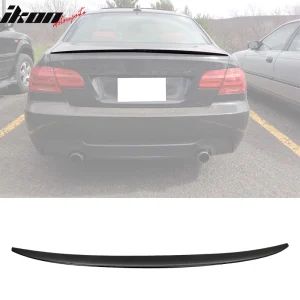 Fits 07-13 BMW E92 3-Series Performance Style Trunk Spoiler Painted #668 Black - Image 6