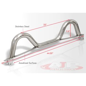 Stainless Steel Chrome Euro Style Roll Bar For 1990-2005 Mazda Miata MX5 NA NB - Image 4
