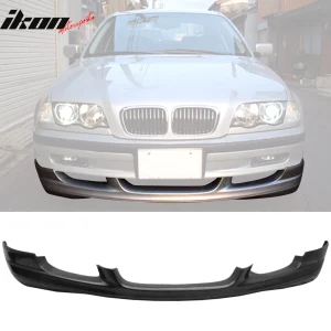 Fits 99-01 BMW E46 3-Series Euro Style Front Bumper Lip Spoiler Chin Splitter PU - Image 4