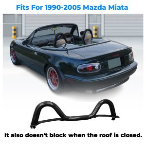 Stainless Steel Polishing Euro Style Roll Bar For 1990-2005 Mazda Miata MX5 - Image 3