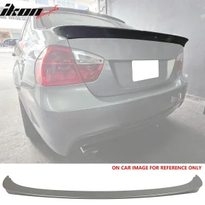 Fits 06-11 BMW 3-Series E90 AC Style Trunk Spoiler #354 Titanium Silver Metallic - Image 6