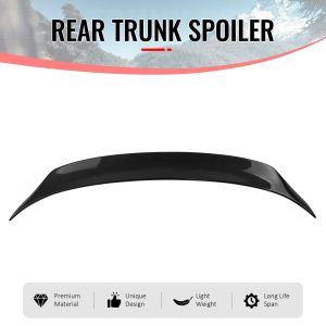 Fits 14-20 IS200t IS250 IS350 4DR Trunk Spoiler Carbon Fiber Print AR Style ABS - Image 3