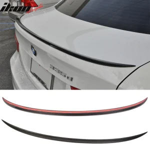 Fits 06-11 BMW E90 3-Series Sedan M3 Style Rear Trunk Spoiler Carbon Fiber CF - Image 6