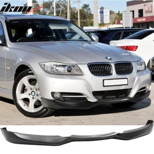 Fits 09-12 BMW E90 E91 3-Series LCI Facelift ACS Front Bumper Lip Spoiler PU - Image 6