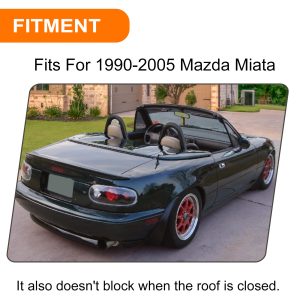 For 90-05 Mazda Miata MX-5 NA NB JDM Bolt On Roll Over Style Bar Twin Loop Cage - Image 3