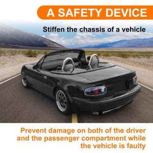 4-Point Stainless Steel Stabilize Support Roll Bar For Mazda Miata MX5 1990-2005 - Image 5