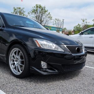 Fits 06-08 Lexus IS250 IS350 XE20 OE Front Bumper Lip Paint #212 Obsidian Black - Image 5