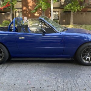 Fits 90-97 Mazda Miata FD Style Side Skirts Extensions Pair - Polypropylene - Image 3