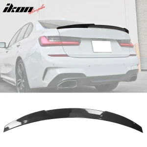 For 19-26 BMW 3-Series G20 G80 M3 Trunk Spoiler M4 Style Carbon Fiber Color Wing - Image 6