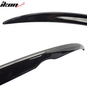 Fits 06-13 Lexus IS250 IS350 IS F OE Style 4Dr Trunk Spoiler Painted #202 Black - Image 4