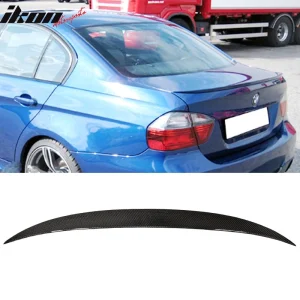 Closeout! Fits 06-11 BMW E90 3-Series Performance2 Trunk Spoiler Carbon Fiber CF - Image 6