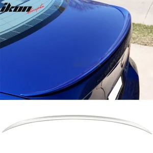 Fits 06-11 BMW E90 3-Series Sedan M3 Style Trunk Spoiler Lip Painted #354 Silver - Image 6