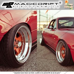 For 90-97 Mazda NA Miata Roadster JDM FD Style Side Skirts Flat Under Extension - Image 5