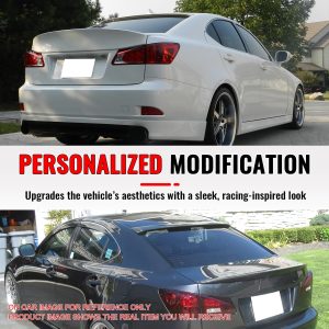 Fits 06-13 Lexus IS250 IS350 IS F Sedan OE Style Roof Spoiler Painted #074 Pearl - Image 5