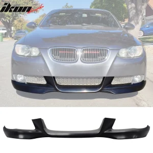 Fits 07-10 BMW E92 E93 3-Series M-Tech Style Front Bumper Lip Spoiler Guard PU - Image 6