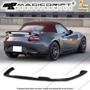 For 16-25 Mazda MX-5 Miata MS Speed Style Rear Bumper Lip Spoiler Urethane - Image 3