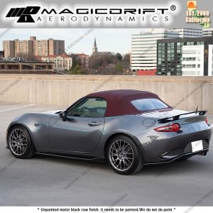 For 16-25 Mazda MX-5 Miata MS Speed Style Rear Bumper Lip Spoiler Urethane - Image 4