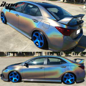 Fits 14-21 Toyota Corolla Mugen Style Rear Trunk Spoiler Wing Gloss Black ABS - Image 5