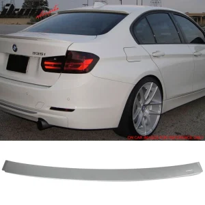 Fit 12-18 BMW 3 Series F30 AC Style Roof Spoiler #A83 Glacier Silver II Metallic - Image 6
