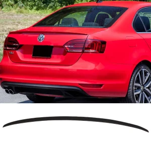 Matte Black! Fits 11-18 VW Jetta OE Factory Style Flush Mount Rear Trunk Spoiler - Image 6