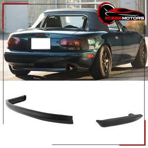 Fits 90-97 Mazda Miata MX5 PP RS Style Front & Rear Bumper Lip Spoiler Diffuser - Image 3