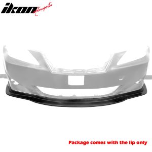 Fits 06-08 Lexus IS250 IS350 MDA Style Front Bumper Lip Spoiler Kit PU Unpainted - Image 4