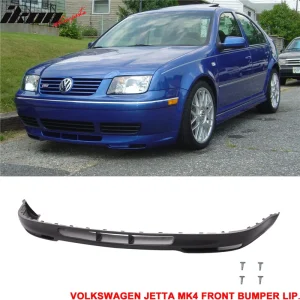 Fits 99-05 Volkswagen Jetta MK4 GLI Style Front Bumper Lip Spoiler Splitter PU - Image 6