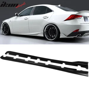 Fits 14-20 Lexus IS250 IS300 IS350 AR Style Side Skirts Matte Black - PP - Image 6