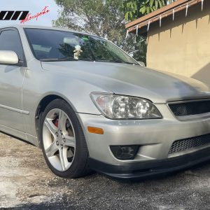 Fits 01-05 Lexus IS300 Sedan Mugen Style Front Bumper Lip Spoiler Splitter PP - Image 3