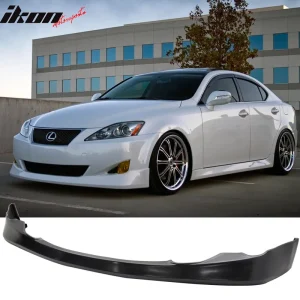 Fits 06-08 Lexus IS250 IS350 VIP Style Front Bumper Lip Spoiler PU Splitter Kit - Image 6