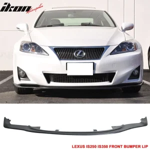 For 11-13 Lexus IS250 IS350 JDM Style Front Bumper Lip Chin Spoiler Unpainted PU - Image 3